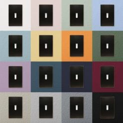 Ansley 2 Gang Rocker Metal Wall Plate - Aged Bronze by AMERELLE -AMERELLE Sales aged bronze amerelle rocker light switch plates 70rrdb 66 1000