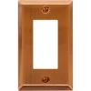 Metallic 1 Gang Rocker Steel Wall Plate - Antique Copper by AMERELLE