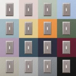 Metallic Antique Nickel 1-Gang Duplex Outlet Steel Wall Plate (4-Pack) by AMERELLE 6 Metallic Antique Nickel 1-Gang Duplex Outlet Steel Wall Plate (4-Pack) by AMERELLE -AMERELLE Sales antique nickel amerelle outlet wall plates 163danx 66 1000