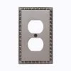 Antiquity 1 Gang Duplex Metal Wall Plate - Antique Nickel by AMERELLE