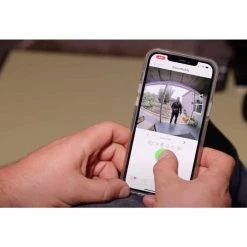 Buddy Wired and Wireless Smart Video Doorbell Camera with Chime by Swann -AMERELLE Sales black swann doorbell cameras swifi buddy gl 44 1000