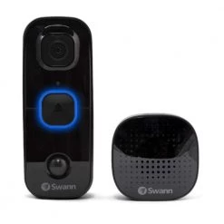 Buddy Wired and Wireless Smart Video Doorbell Camera with Chime by Swann