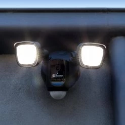 Outdoor Wi-Fi Cam with Motion Activated Floodlight, Black by Swann 9 Outdoor Wi-Fi Cam with Motion Activated Floodlight, Black by Swann -AMERELLE Sales black swann smart floodlights swwhd flocamb us a0 1000