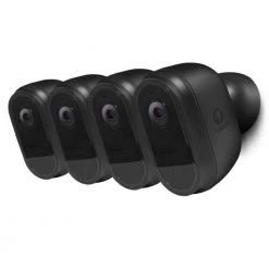 Swann Wireless 1080P Outdoor Black Home Security Battery Camera (4-Pack)