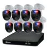 8-Channel 4K UHD 2TB DVR Security Camera System with 8 Wired Enforcer Bullet Cameras and Loud Siren by Swann