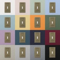Continental 1 Gang Duplex Metal Wall Plate - Brushed Brass by AMERELLE 6 Continental 1 Gang Duplex Metal Wall Plate - Brushed Brass by AMERELLE -AMERELLE Sales brushed brass amerelle outlet wall plates 94dbb 66 1000