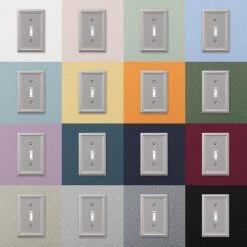 Ascher 1 Gang Coax Steel Wall Plate - Brushed Nickel by AMERELLE -AMERELLE Sales brushed nickel amerelle coaxial wall plates 149cxbn 66 1000