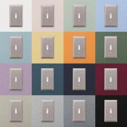 Metallic 1 Gang Coax Steel Wall Plate - Brushed Nickel by AMERELLE -AMERELLE Sales brushed nickel amerelle coaxial wall plates 163cxbn 66 1000