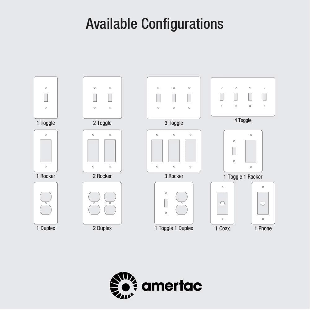 Oversized 1 Gang Duplex Steel Wall Plate - Brushed Nickel by AMERELLE 4 Oversized 1 Gang Duplex Steel Wall Plate - Brushed Nickel by AMERELLE - Image 4