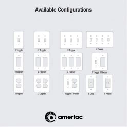 Oversized Brushed Nickel 1-Gang Duplex Outlet Steel Wall Plate (4-Pack) by AMERELLE -AMERELLE Sales brushed nickel amerelle outlet wall plates 463dbnx c3 1000