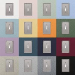 Imperial Bead 1 Gang Toggle Metal Wall Plate - Brushed Nickel by AMERELLE 6 Imperial Bead 1 Gang Toggle Metal Wall Plate - Brushed Nickel by AMERELLE -AMERELLE Sales brushed nickel amerelle toggle light switch plates 74tbn 66 1000