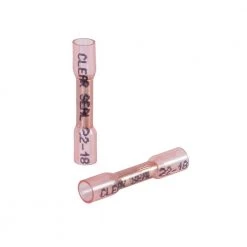 22-18 AWG Clear Seal Heat-Shrink Butt Splice Terminal (25-Pack) by ILSCO