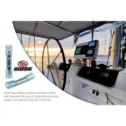 16-14 AWG Clear Seal Heat-Shrink Butt Splice Terminal (25-Pack) by ILSCO -AMERELLE Sales ilsco wire connectors wire terminals 37330 ec 4f 1000