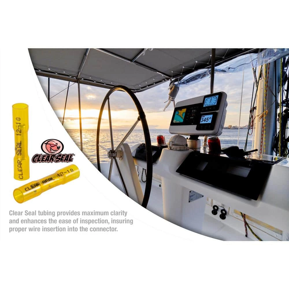 12-10 AWG Clear Seal Heat-Shrink Butt Splice Terminal (25-Pack) by ILSCO 3 12-10 AWG Clear Seal Heat-Shrink Butt Splice Terminal (25-Pack) by ILSCO - Image 3