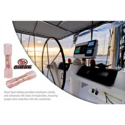 8 AWG Clear Seal Heat-Shrink Butt Splice Terminal (25-Pack) by ILSCO -AMERELLE Sales ilsco wire connectors wire terminals 37530 ec 4f 1000