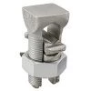 Aluminum Split Bolt Connector, Main Range 4/0-2, Tap Range 4/0-6, Tin Plated by ILSCO