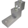 Aluminum Panelboard Lug, Dual Rated, Conductor Range 600-2, 2-Ports, 2-Holes, 3/8 in. Bolt Size by ILSCO