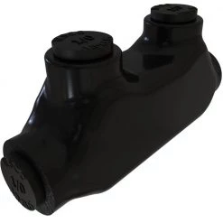 Nimbus Insulated Aluminum In-Line Splicer-Reducer Connector, Conductor Range 1/0-14, 2-Ports, Tin Plated by ILSCO