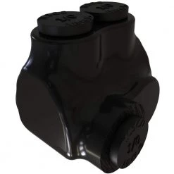 Nimbus Insulated Aluminum In-Line Splicer-Reducer Connector Offset, Conductor Range 1/0-14, 2-Ports by ILSCO