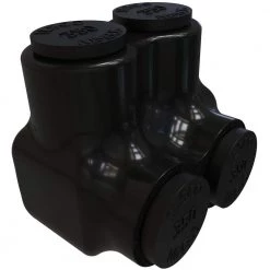 Nimbus Insulated Aluminum Multi-Tap Connector, Conductor Range 350-6, 2 Ports, Single Sided Entry by ILSCO