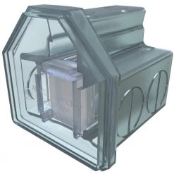 Cleartap Insulated Aluminum Multi-Tap Connector, Dual Rated, Conductor Range 350-6, 2 Ports by ILSCO