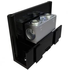 Power Distribution Block Connector, Modular Design, Line Conductor Range 2/0-14, Load Range 2/0-14 by ILSCO