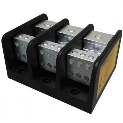 Power Distribution Block Connector, Line Conductor Range 2/0-12, Load Range 4-14 by ILSCO