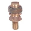 Permaground Bronze Service Post Connector, Male, Conductor Range 2/0-2 by ILSCO