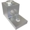 Aluminum Mechanical Lug Connector, Conductor Range 250-6, 1 Port, 1 Hole, 5/16 in. Bolt Size, Tin Plated by ILSCO