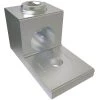 Aluminum Mechanical Lug Connector, Conductor Range 500-4, 1 Port, 1 Hole, 3/8 in. Bolt Size, Tin Plated (1-Pack) by ILSCO