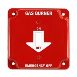 Red 2-Gang Toggle Wall Plate (1-Pack) by AMERELLE