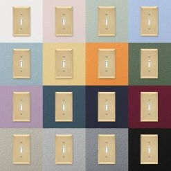 Metallic 1 Gang Duplex Steel Wall Plate - Satin Brass by AMERELLE 6 Metallic 1 Gang Duplex Steel Wall Plate - Satin Brass by AMERELLE -AMERELLE Sales satin brass amerelle outlet wall plates 163dsb 66 1000