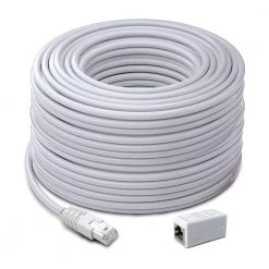 200 ft./60 m Cat5 Ethernet Cable, NVR Extension Cord for PoE Security Camera by Swann