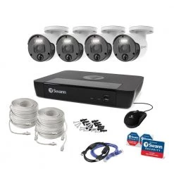 Master NVR-8580 8-Channel 4K 2TB NVR Surveillance System with 4 Wired Indoor/Outdoor Bullet Security Cameras by Swann 11 Master NVR-8580 8-Channel 4K 2TB NVR Surveillance System with 4 Wired Indoor/Outdoor Bullet Security Cameras by Swann -AMERELLE Sales swann security camera recorders sonvk 876804 us fa 1000