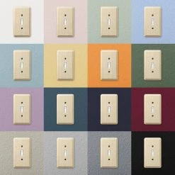 Contemporary 2 Gang Rocker Wood Wall Plate - Unfinished Ash by AMERELLE -AMERELLE Sales unfinished ash amerelle rocker light switch plates 401rr 66 1000