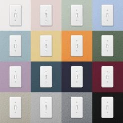 Declan 1 Gang Blank Steel Wall Plate - White by AMERELLE -AMERELLE Sales white amerelle blank wall plates 935bw 66 1000