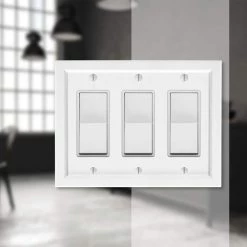 AMERELLE Sales -AMERELLE Sales white amerelle rocker light switch plates 200rrrw e1 1000