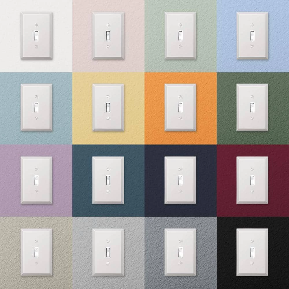 Oversized 2 Gang Rocker Steel Wall Plate - White by AMERELLE 3 Oversized 2 Gang Rocker Steel Wall Plate - White by AMERELLE - Image 3