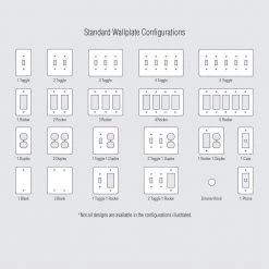 Woodmore 4 Gang Toggle Wood Wall Plate - White by AMERELLE -AMERELLE Sales white amerelle toggle light switch plates 200t4w c3 1000