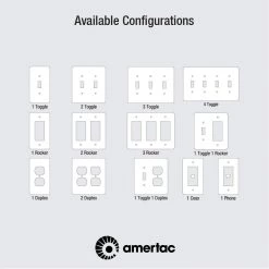 Oversized 3 Gang Toggle Steel Wall Plate - White by AMERELLE -AMERELLE Sales white amerelle toggle light switch plates 463tttw c3 1000