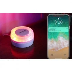 Home Alert Wi-Fi Smart Wired Audio & Visual Siren Alarm Kit (1-Pack) by Swann -AMERELLE Sales white swann alarm systems swifi isiren gl 4f 1000