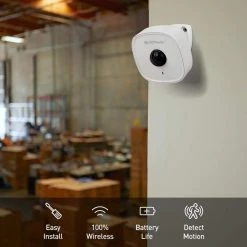 Alpha Series Motion Sensor Alarm Add On (1-Pack) by Swann -AMERELLE Sales white swann motion sensors swalph alsen2 1f 1000