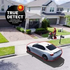 CoreCam Battery Wireless Indoor/Outdoor Security Camera White with True Detect Heat and Motion Detection (3-Pack) by Swann -AMERELLE Sales white swann wireless security cameras swificorecampk3 fa 1000