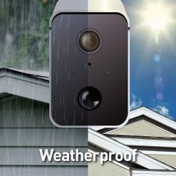 CoreCam Battery Powered Wireless Indoor/Outdoor Smart Home Security Camera with Solar Panel and Mounting Stand (4-Pack) by Swann -AMERELLE Sales white swann wireless security cameras swificoresolpk4 1f 1000