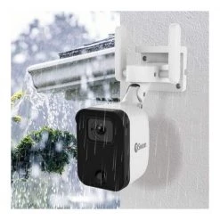 Fortify Wired 1080p Wi-Fi Indoor/Outdoor Smart Home Security Cameras (4-Pack) by Swann -AMERELLE Sales white swann wireless security cameras swififourtify4 1f 1000